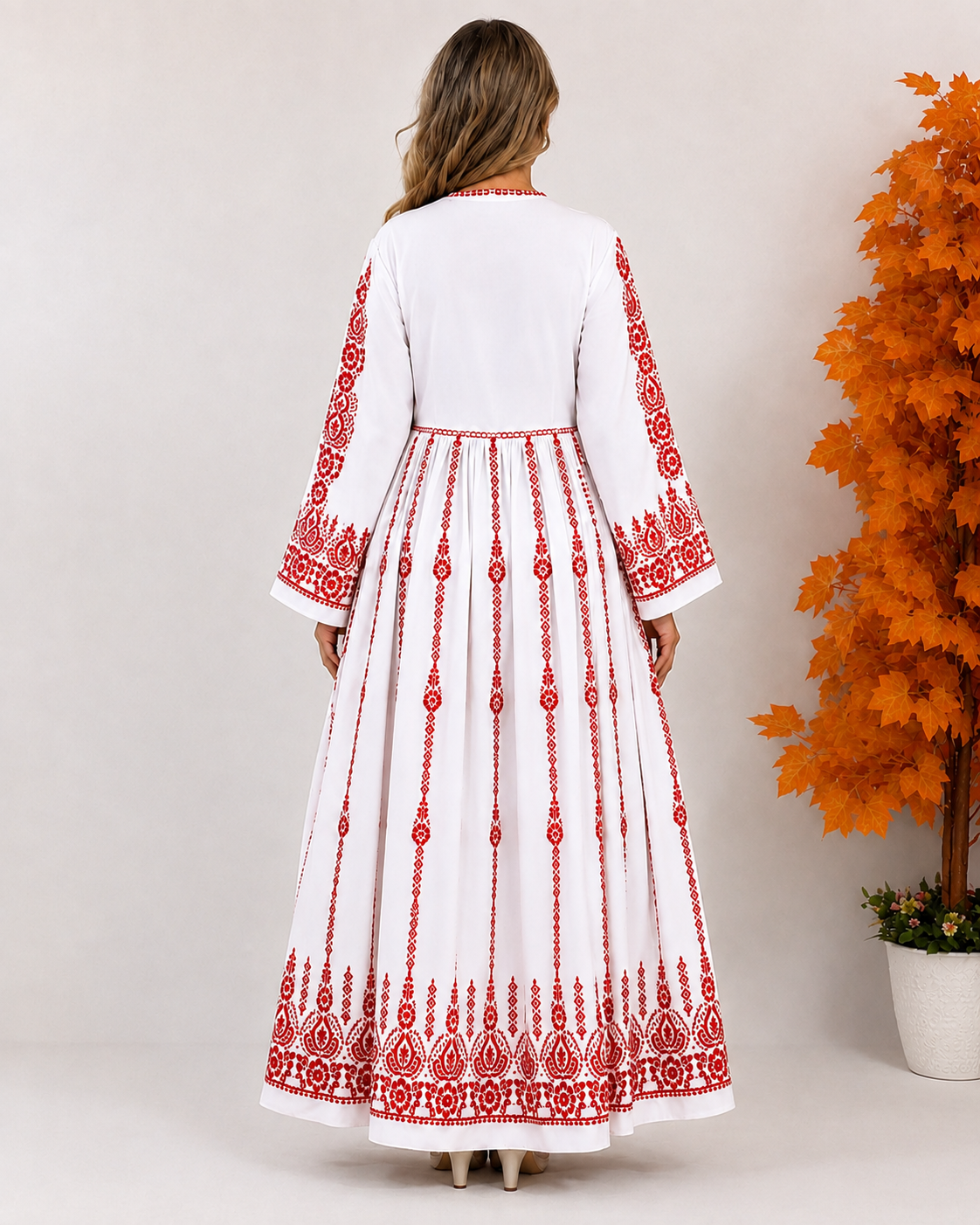 Zahra Embroidered Maxi Dress ⭐