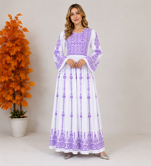 Zahra Embroidered Maxi Dress ⭐