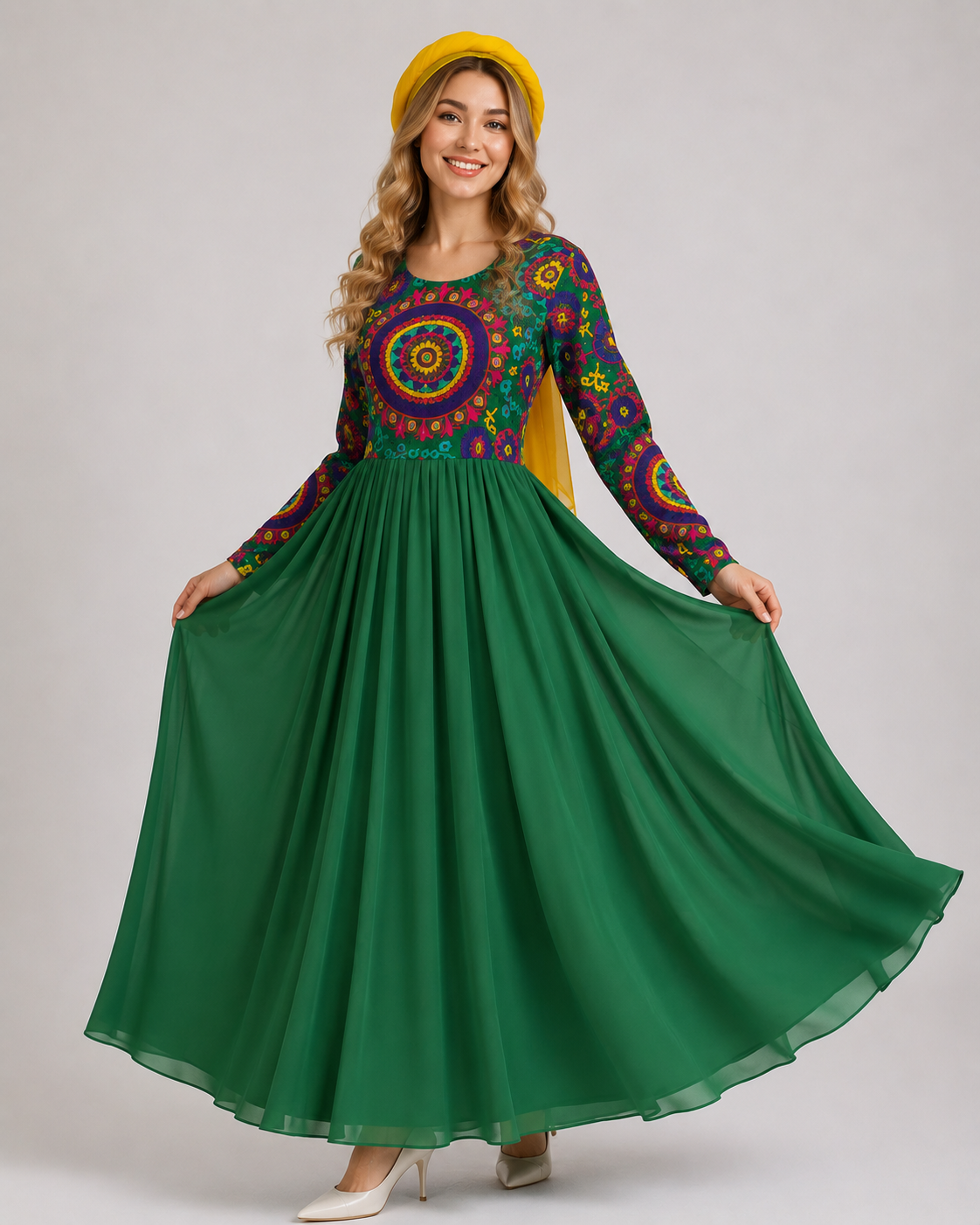 Amara Heritage Maxi Dress