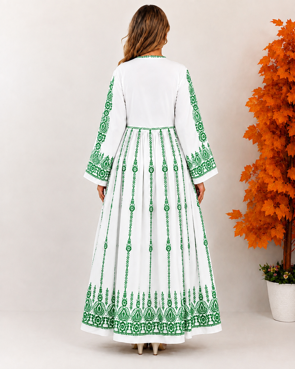 Zahra Embroidered Maxi Dress ⭐