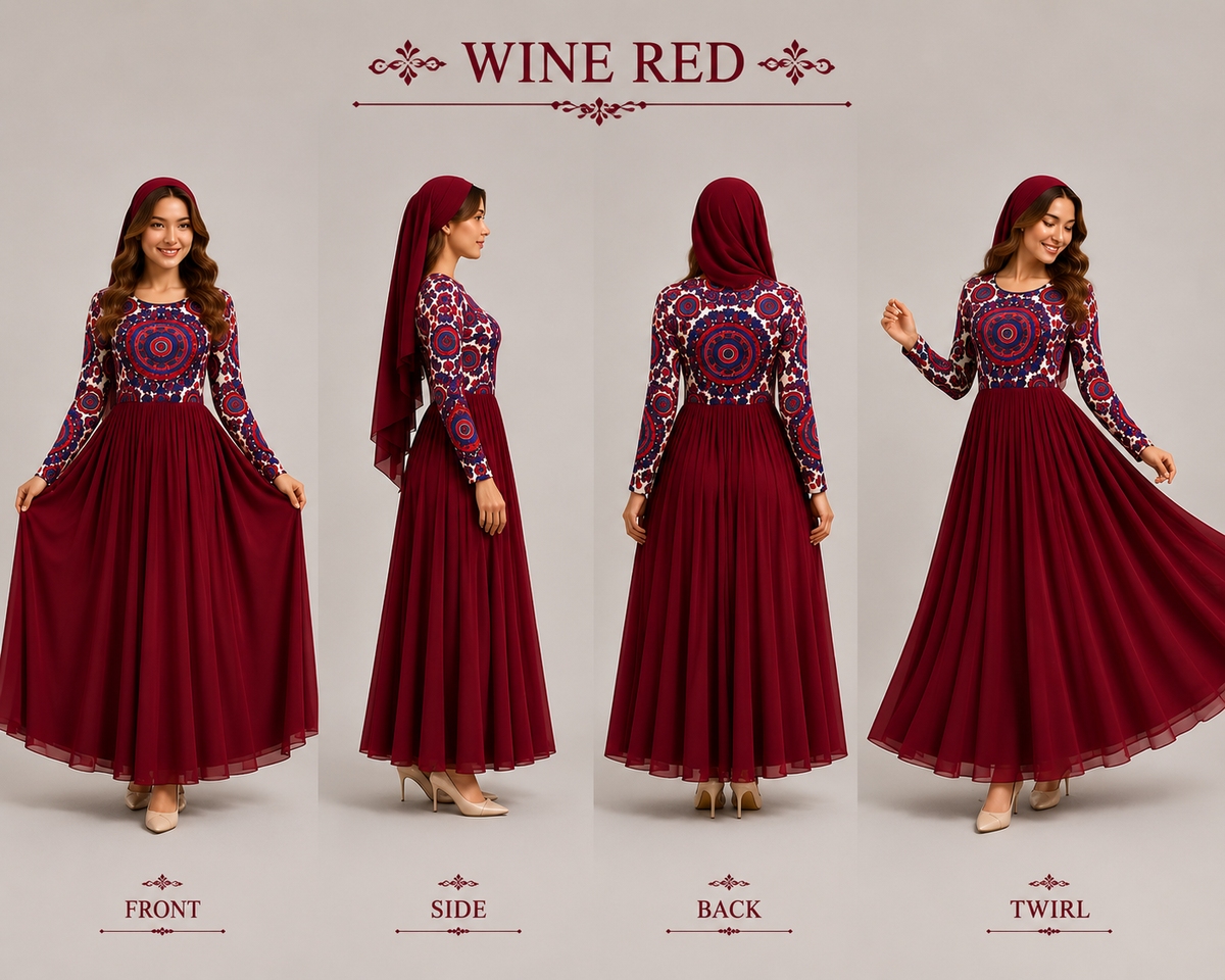 Amara Heritage Maxi Dress