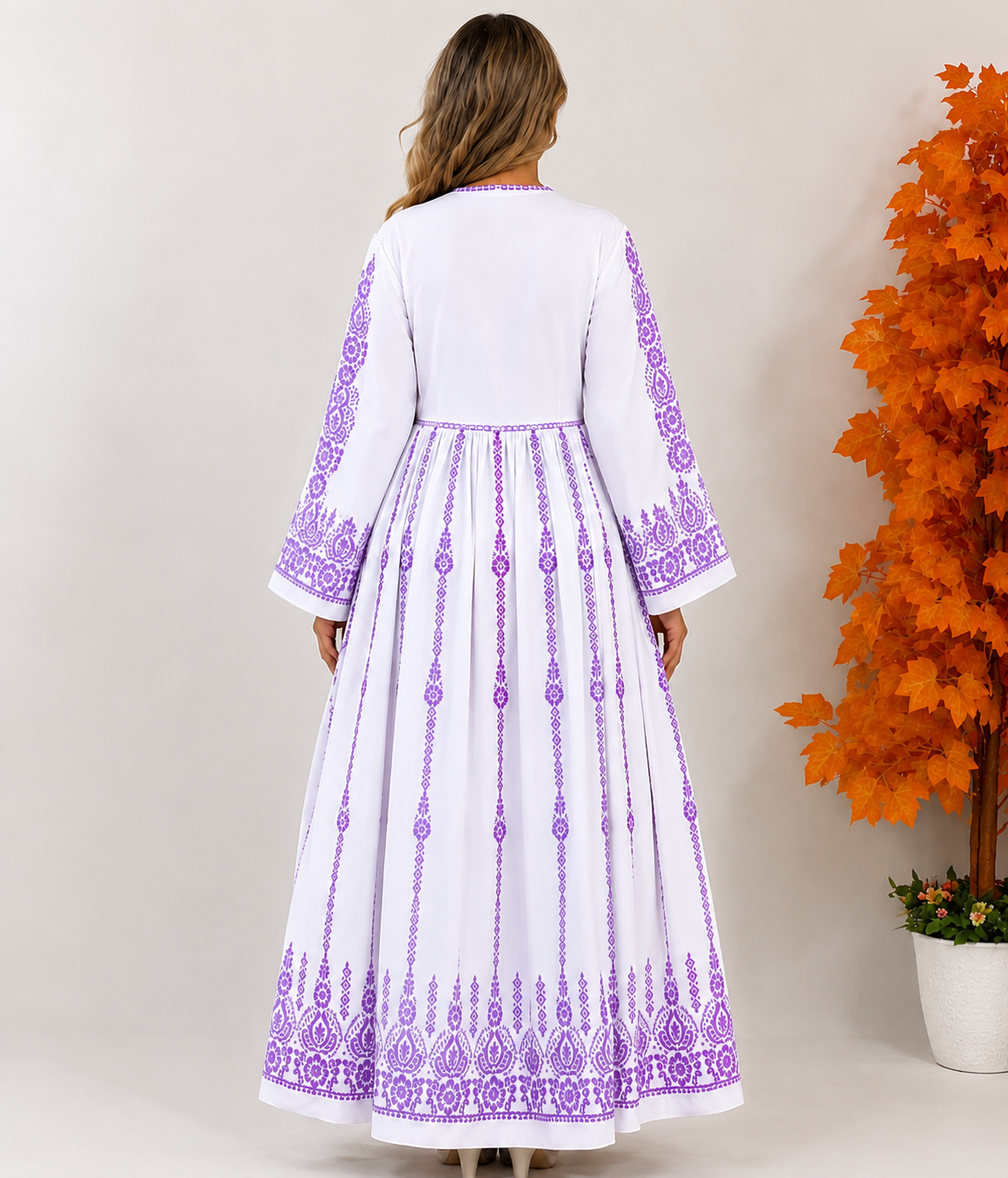 Zahra Embroidered Maxi Dress ⭐